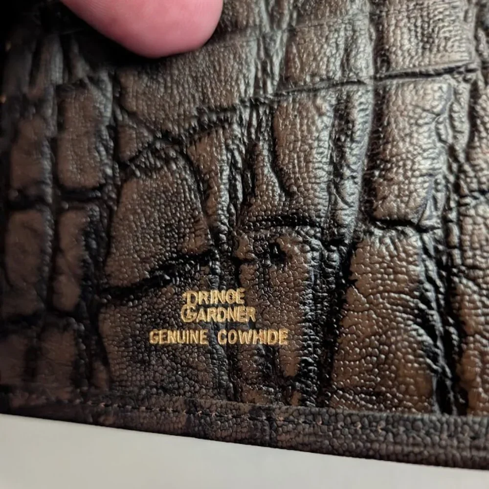 NOS Prince Gardner Z-Fold Leather Wallet 